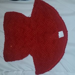 Beautiful red strapless top